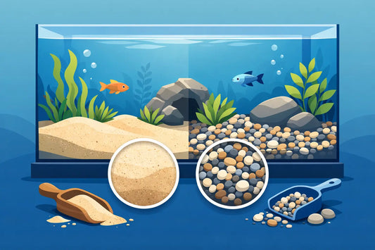 Sand oder Kies im Aquarium richtig wählen