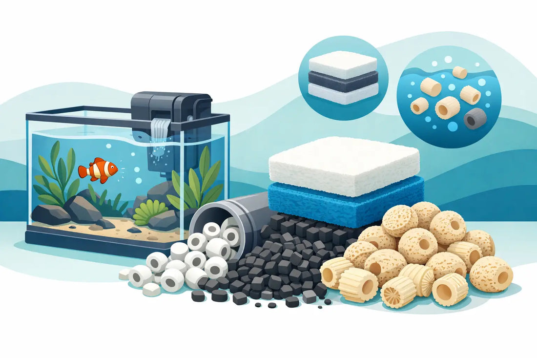 Aquarium Filtermedien auswählen leicht gemacht