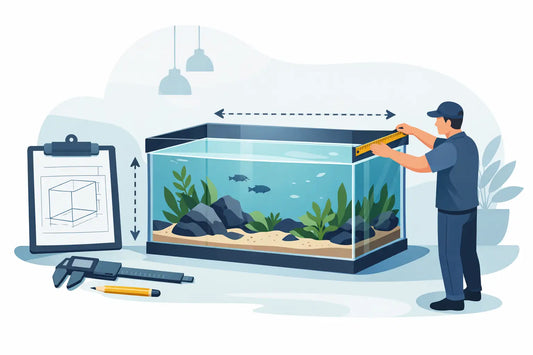 Aquarium Sondermaß richtig ausmessen