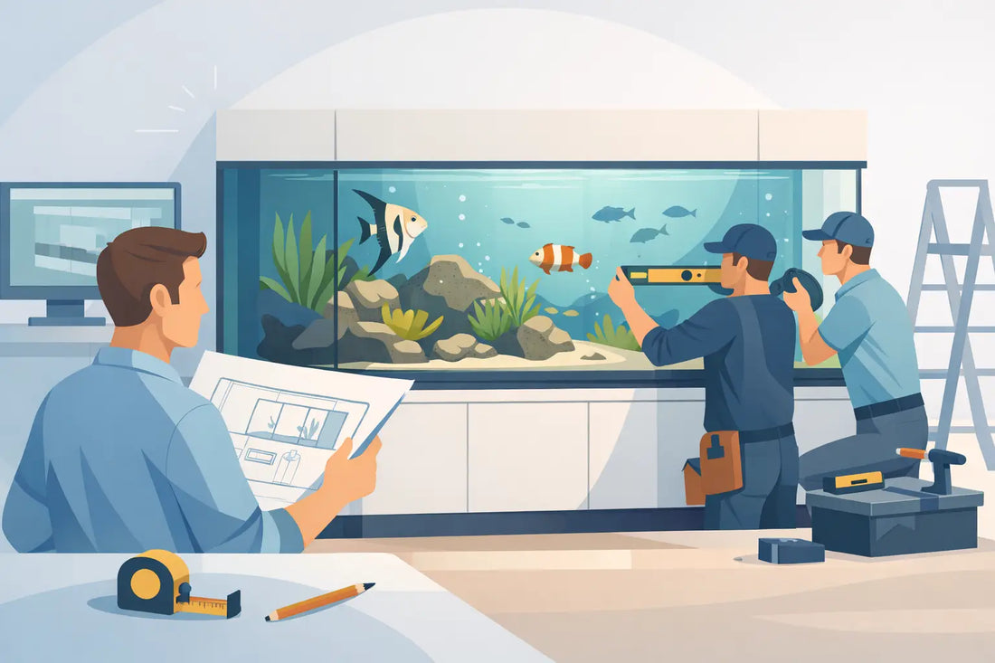 Maßgefertigtes Aquarium - Beispielprojekt