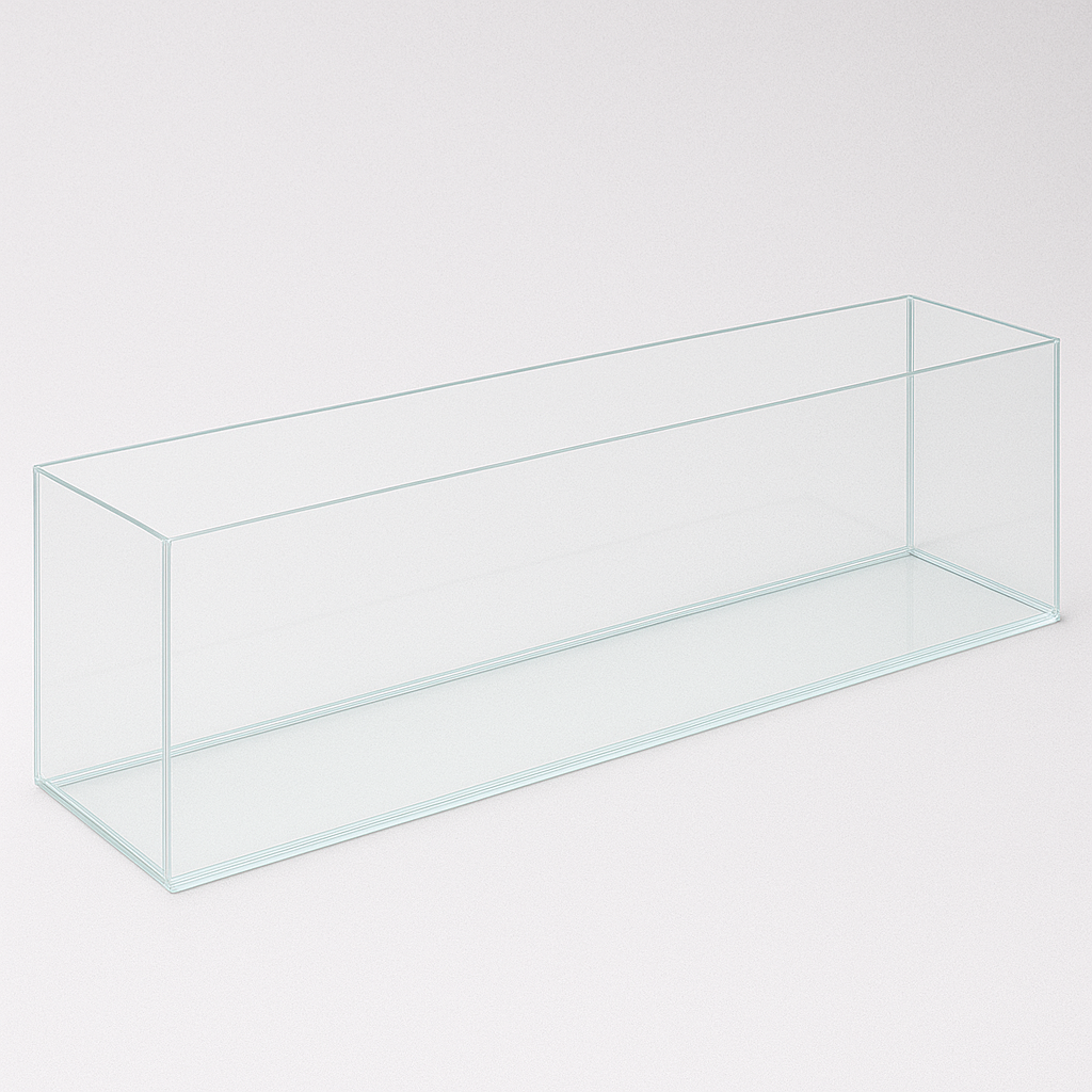 Aquarium 100x20x30cm / 60 Liter transparent