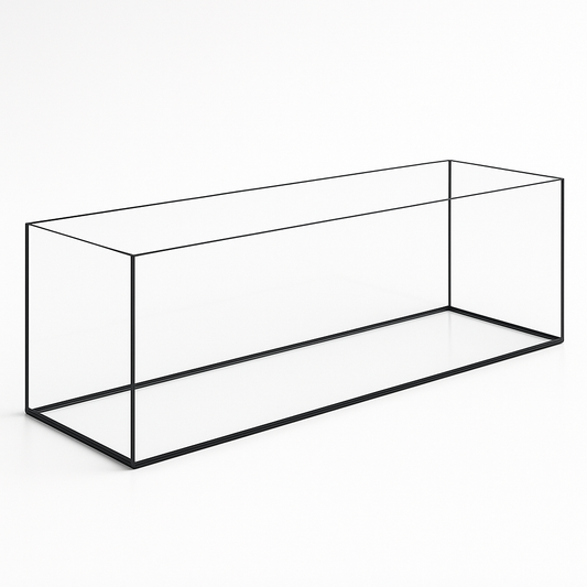 Aquarium 100x30x30cm / 90 liters black