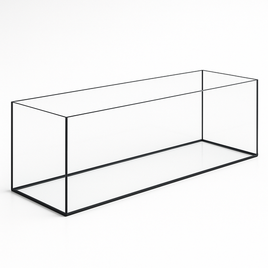 Aquarium 100x30x35cm / 105 liters black