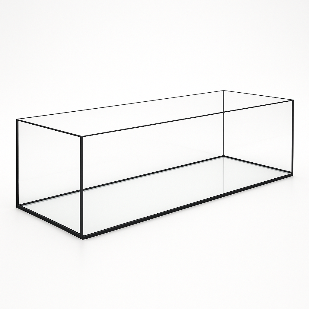 Aquarium 100x40x30cm / 120 liters black