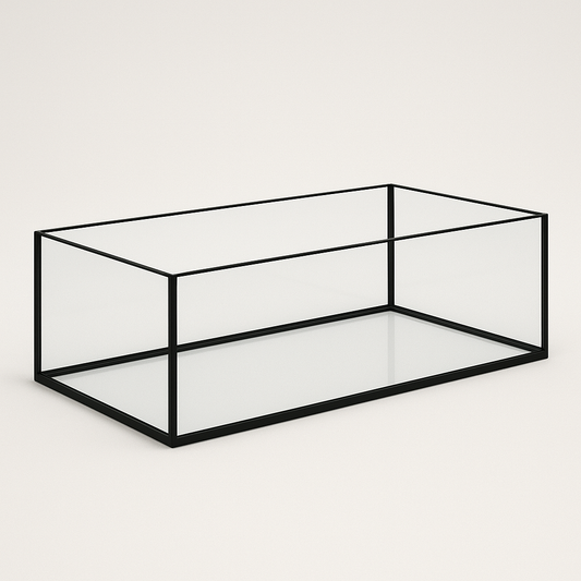 Aquarium 100x40x25cm / 100 liters black