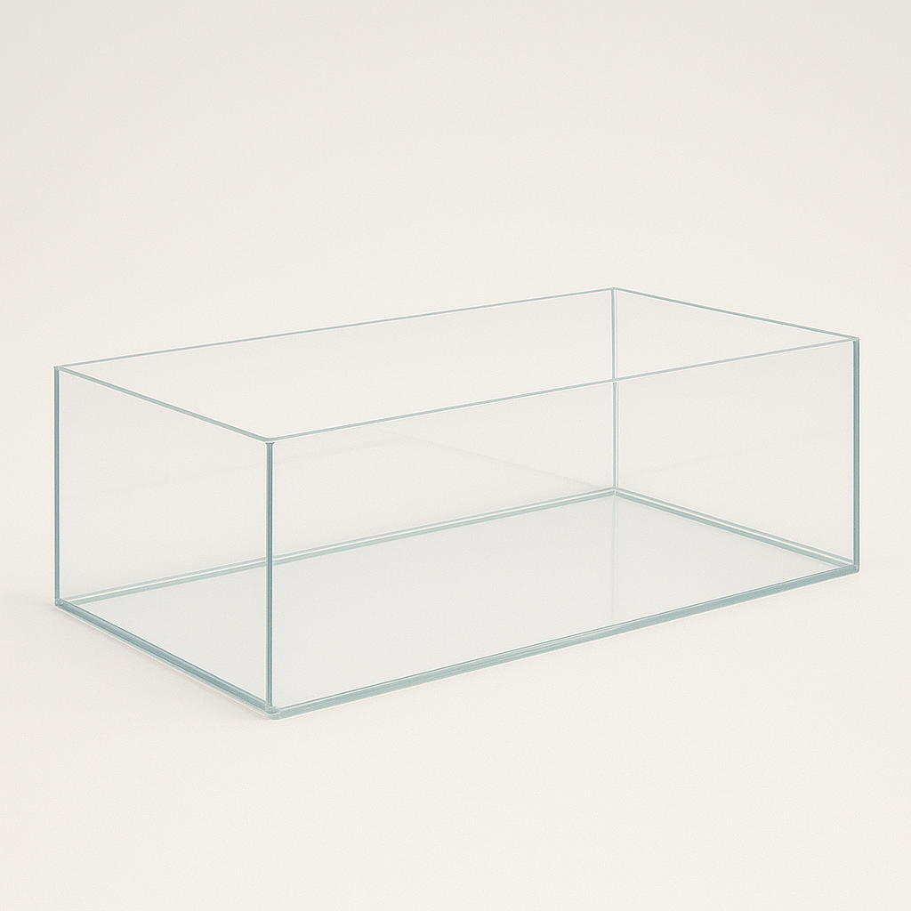 Aquarium 100x40x25cm / 100 Liter transparent