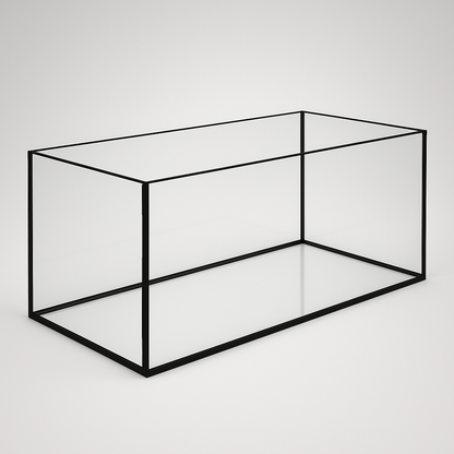 Aquarium 100x40x40cm / 160 litres noir