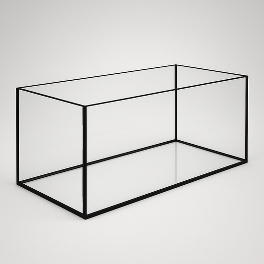 Aquarium 100x40x40cm / 160 liters black