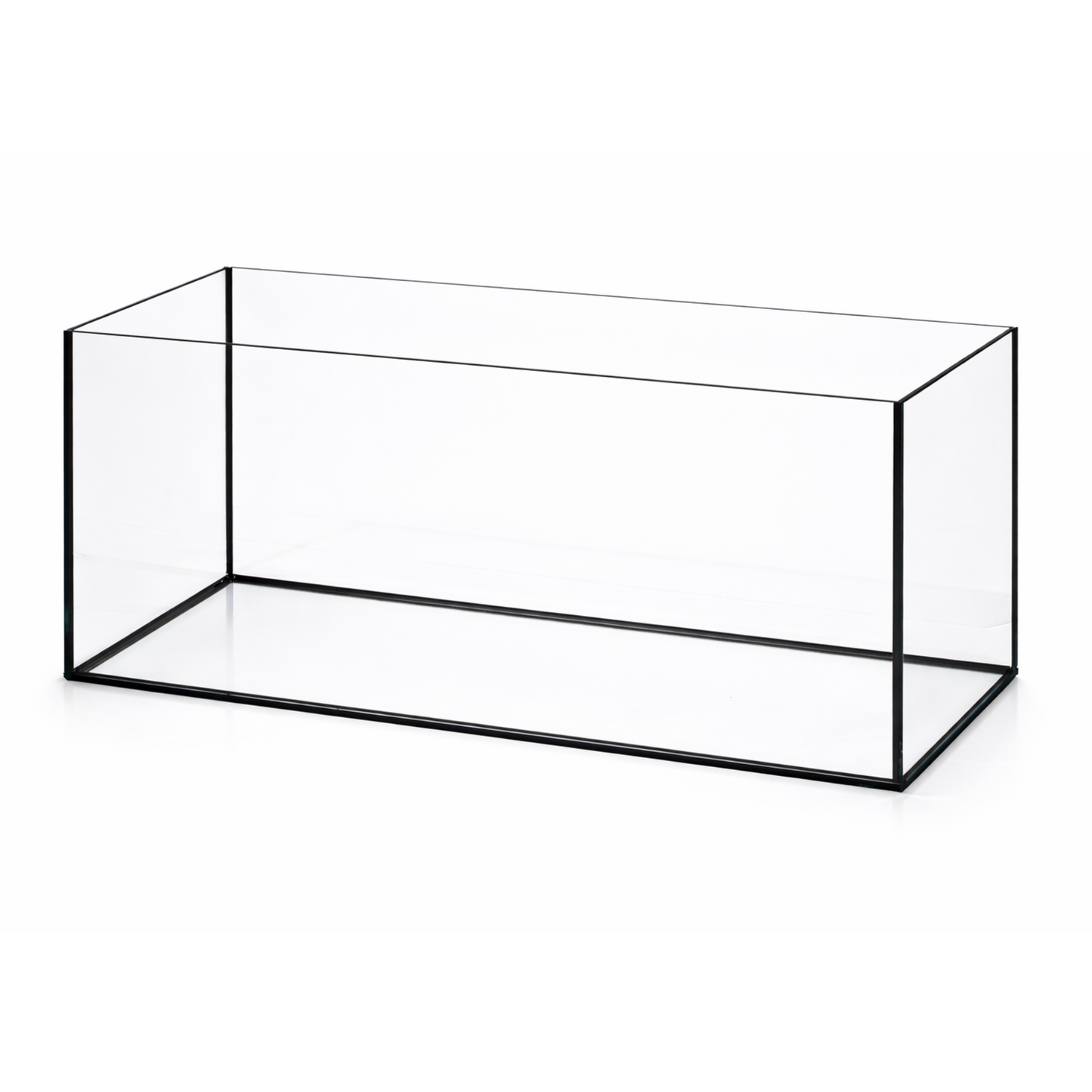 Aquarium 90x45x45cm 182 Liter schwarz