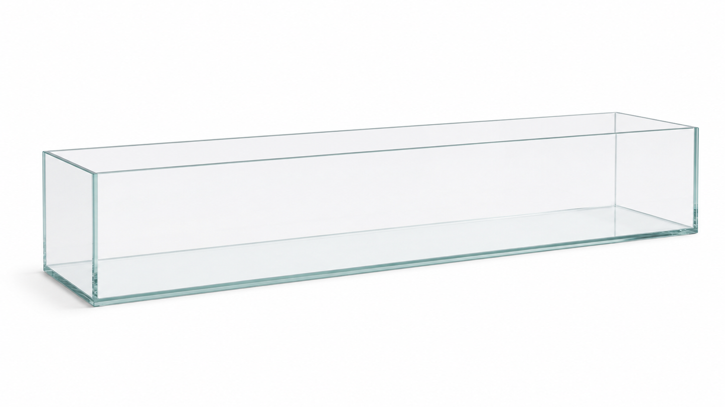 Aquarium 170x20x20cm / 68 Liter transparent
