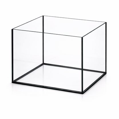 Aquarium 30x25x25cm 18,7 litres noir