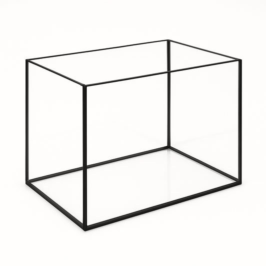 Aquarium 45x30x30cm / 40,5 Liter schwarz