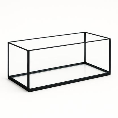 Aquarium 50x20x20cm / 20 Liter schwarz