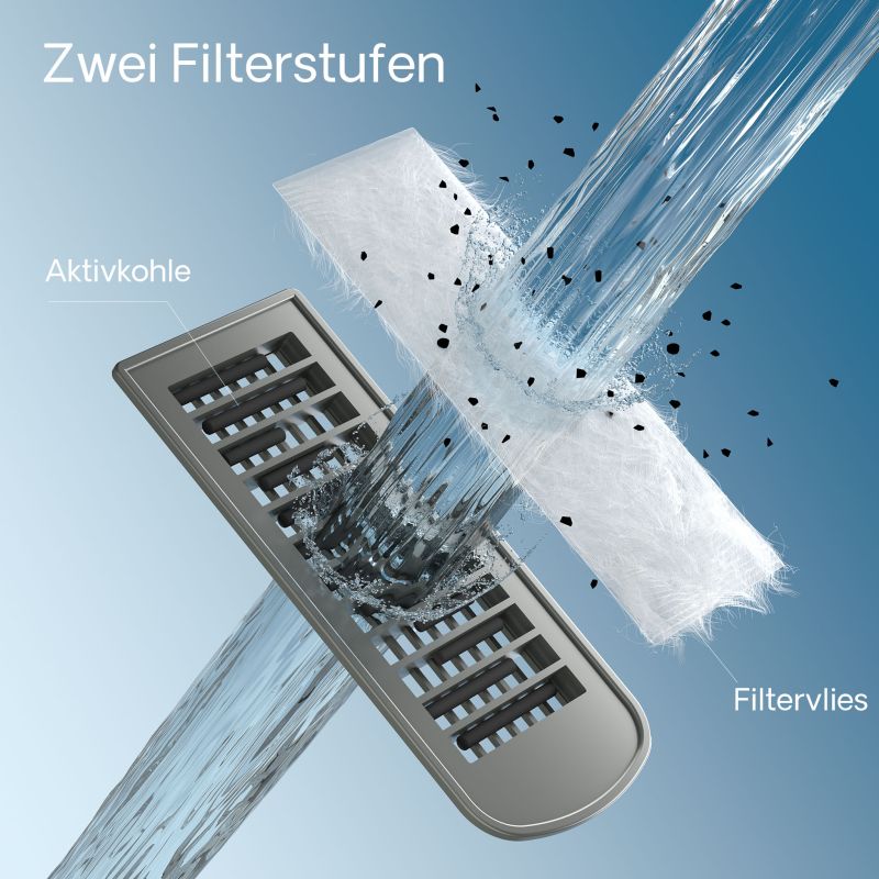 SunSun HBL-303 Filtre suspendu 350l/h pour aquariums jusqu'à 30l, avec masses filtrantes