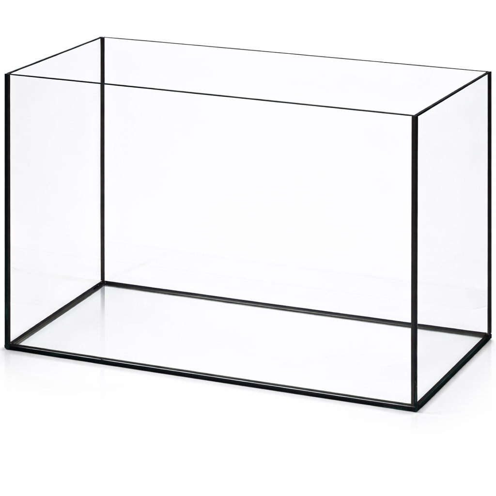 Aquarium 60x30x50cm / 90 Liter schwarz