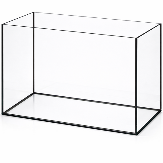 Aquarium 60x30x45cm / 81 Liter schwarz