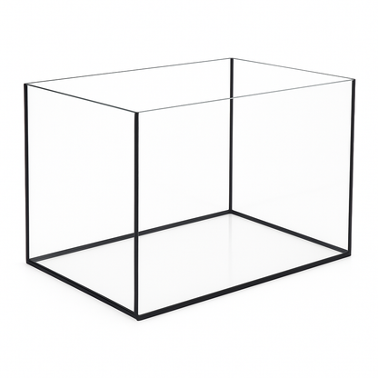 Aquarium 60x35x35cm / 73,5 Liter schwarz