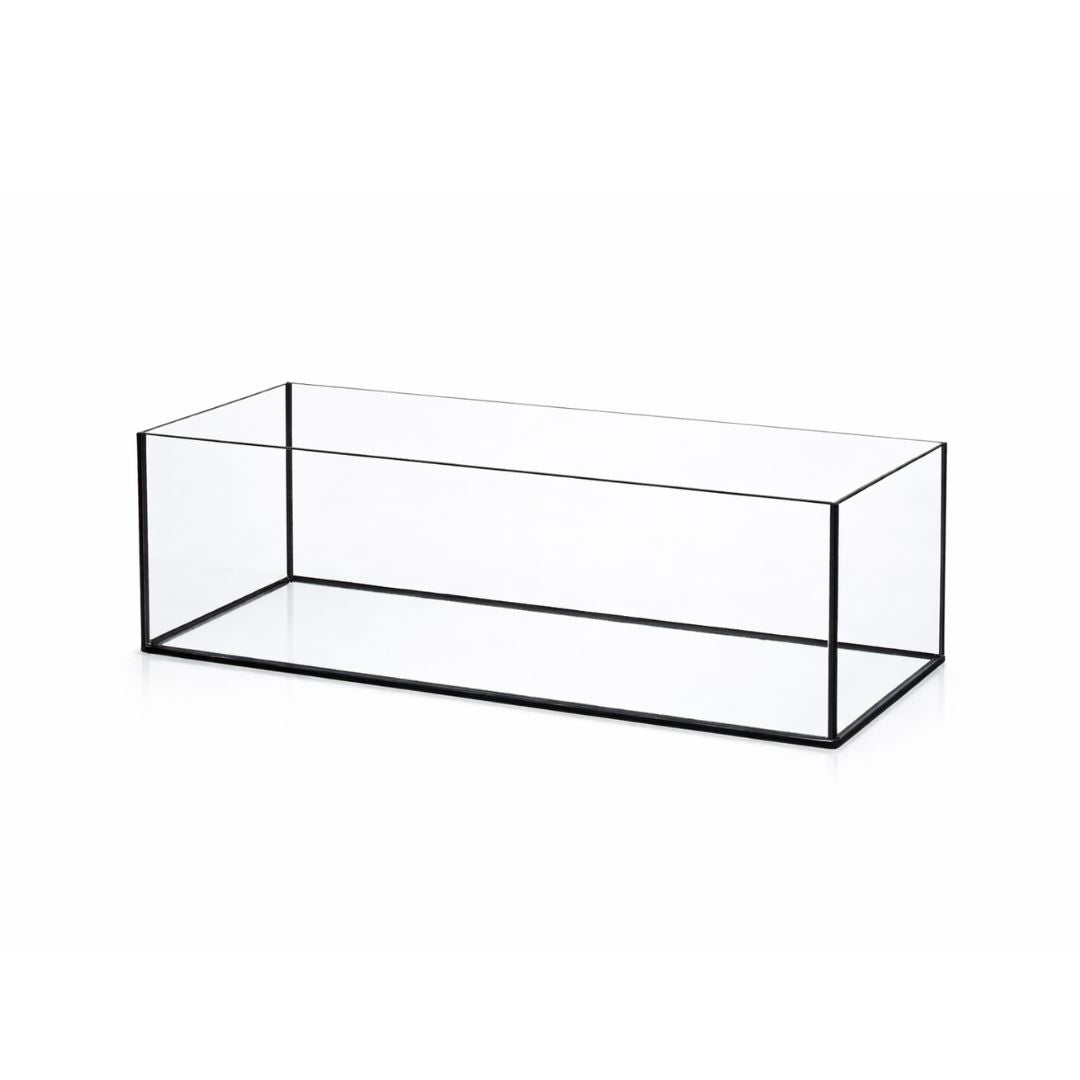 Aquarium 70x30x25cm 52,5 Liter schwarz