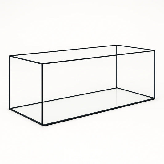 Aquarium 70x30x30cm 63 litres noir