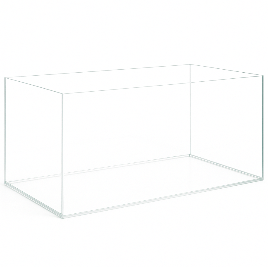 Aquarium 76x38x35cm für Kallax Regal 101 Liter transparent