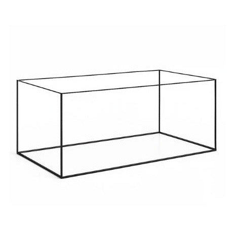 Aquarium 76x38x35cm für Kallax Regal 101 Liter schwarz