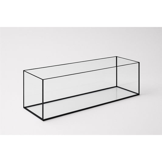 Aquarium 90x30x30cm / 81 Liter schwarz