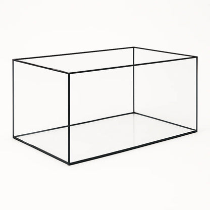 Aquarium 90x40x40cm 144 Liter schwarz