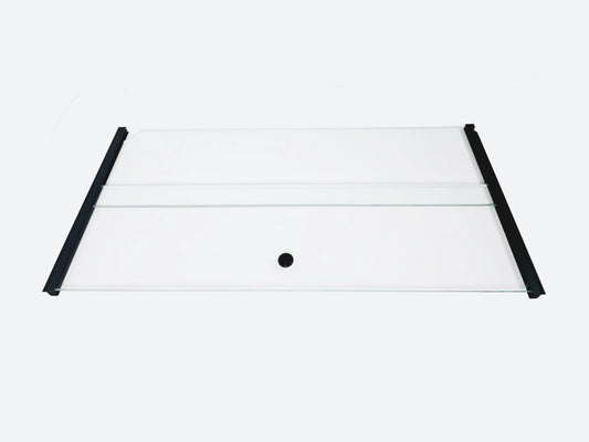 Aquarium 80x60x30cm 144 Liter schwarz