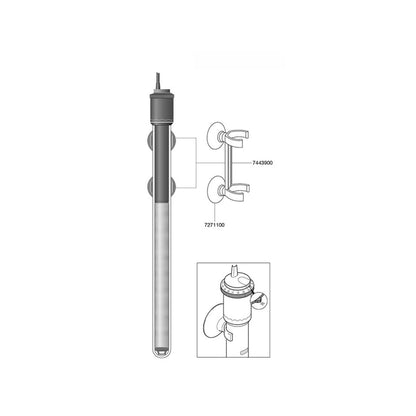 EHEIM Support double à ventouses pour chauffage Jäger 7443900