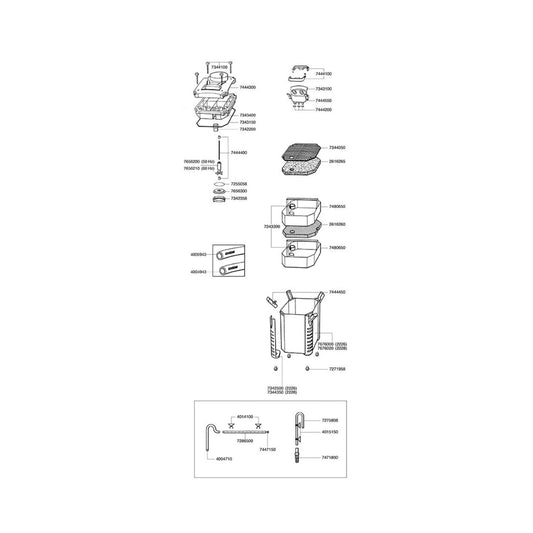 EHEIM Schlauchhalter 7444100