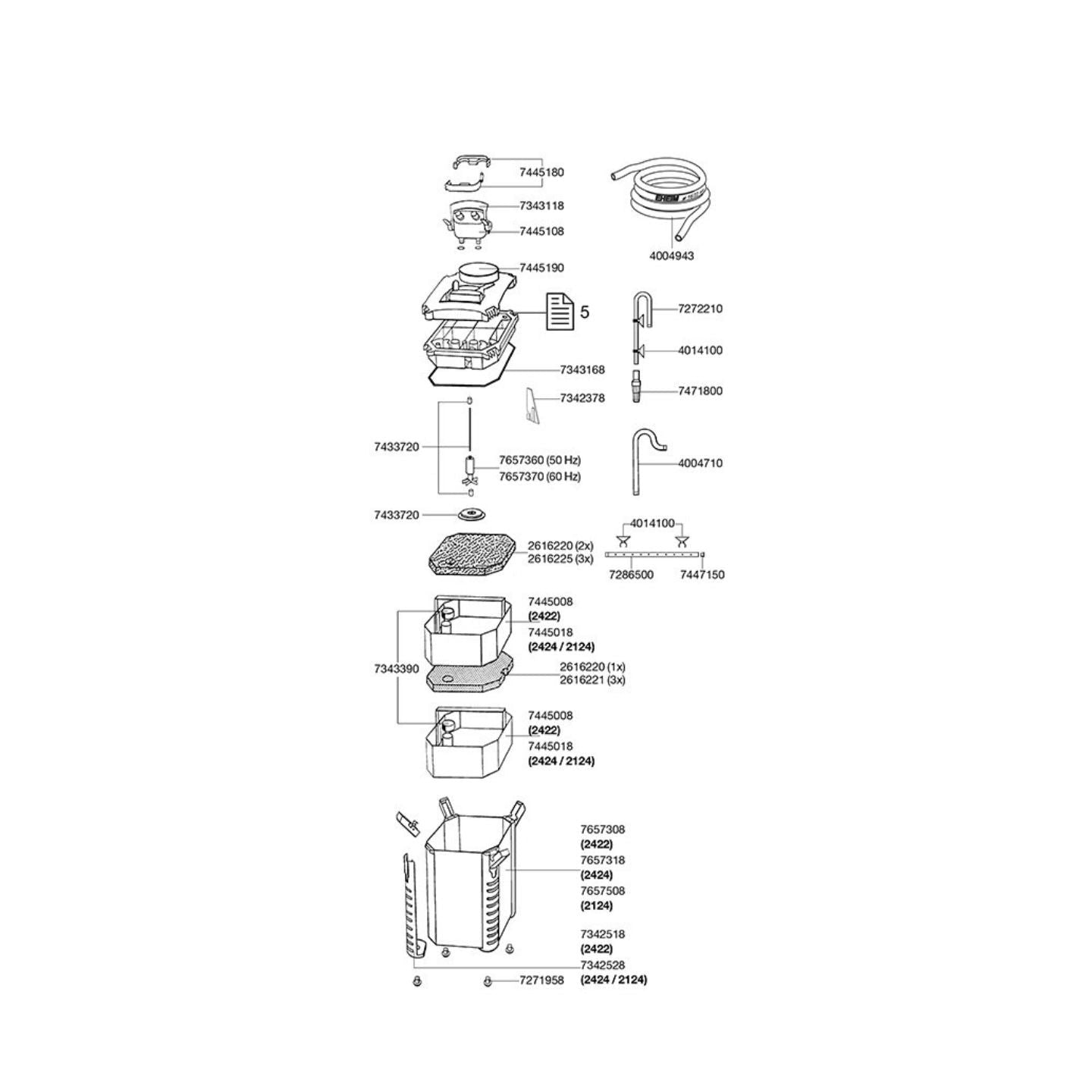 EHEIM Filtereinsatz 7445018