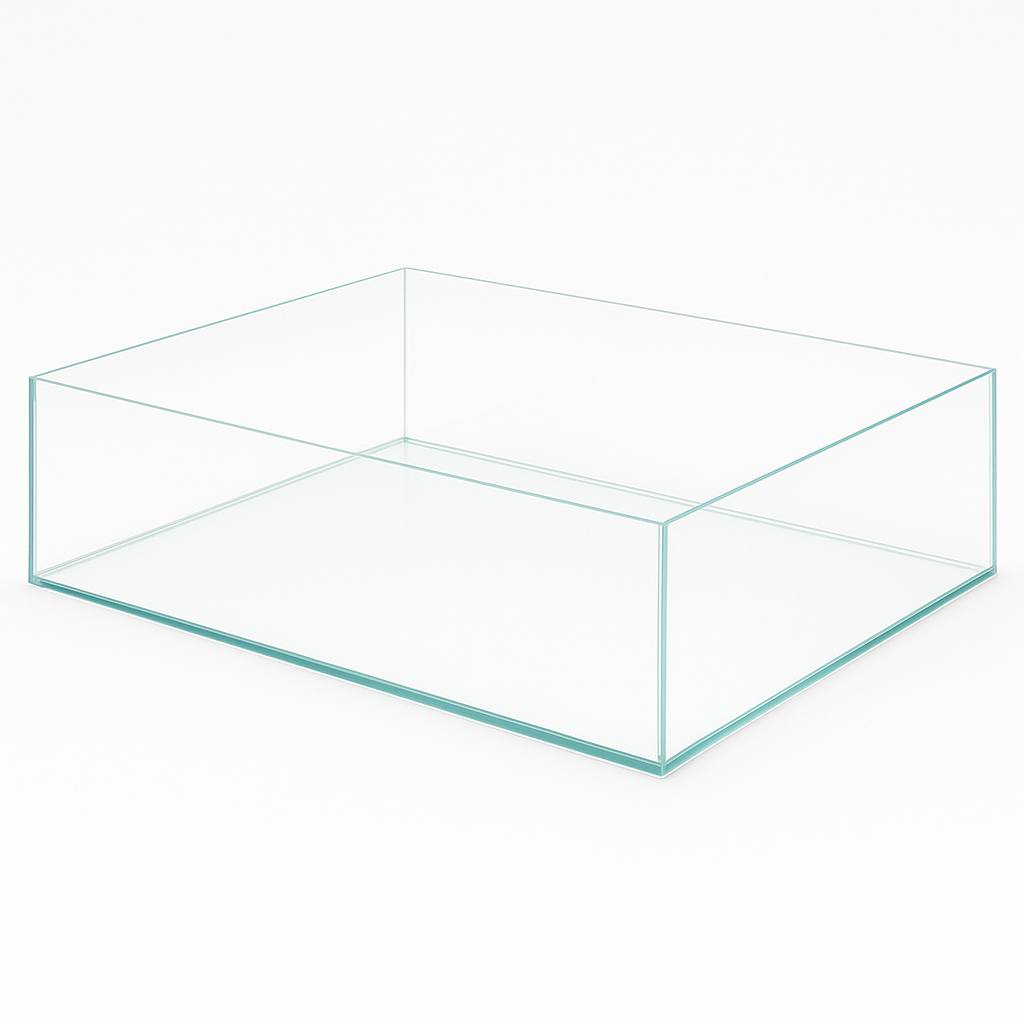 Aquarium 80x60x25cm 120 litres transparent