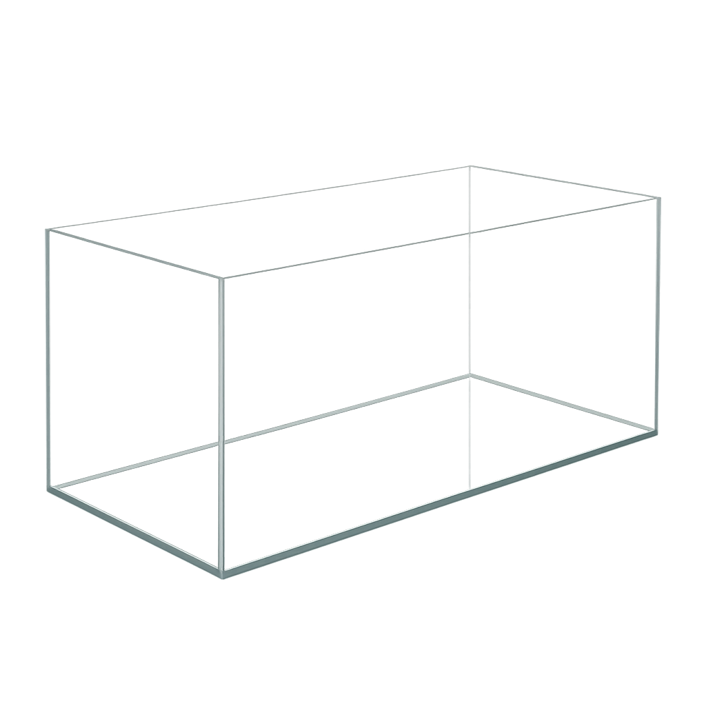 Aquarium 100x40x40cm / 160 liters transparent