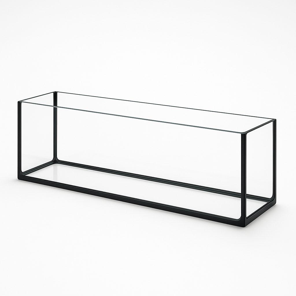 Aquarium 35x15x15cm / 7,8 litres noir