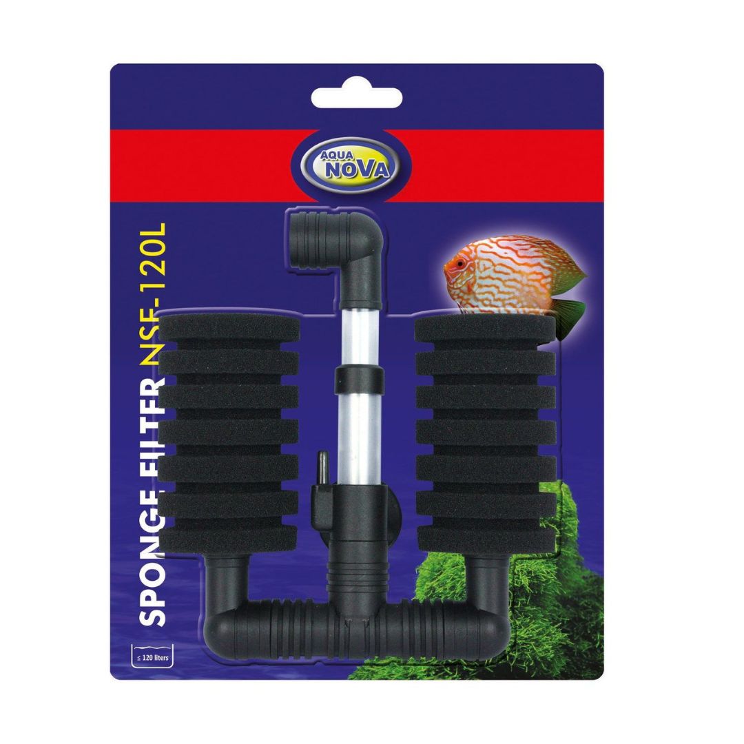Filtre éponge Aquanova NSF-120L pour aquariums jusqu'à 120 litres