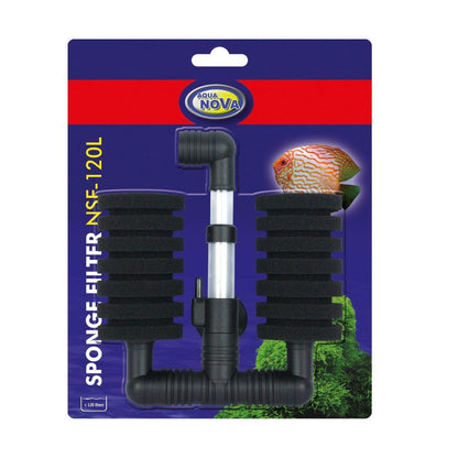 Filtre éponge Aquanova NSF-120L pour aquariums jusqu'à 120 litres