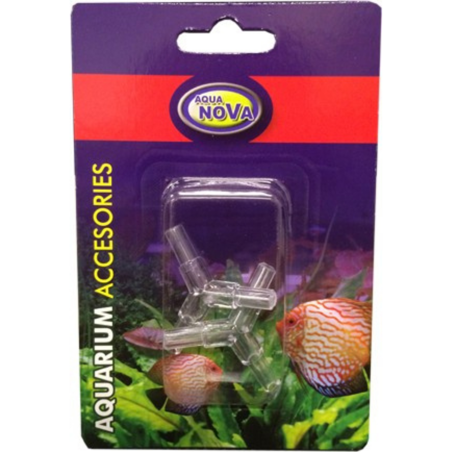 Aquanova Raccord de tuyau, Raccord en Y transparent 4/6mm (lot de 2)