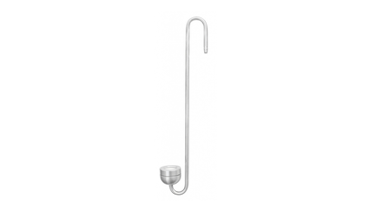 Diffuseur de CO₂ Aquanova en acier inoxydable, Hang On 27cm