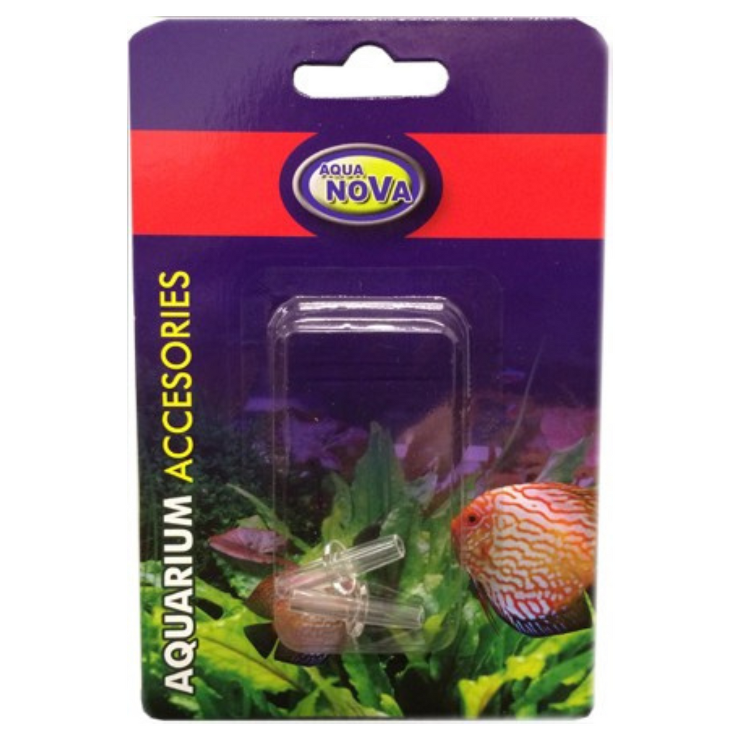 Aquanova hose connectors clear 4/6mm (2 pack)