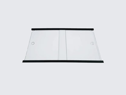 Aquarium 80x20x20cm / 32 Liter schwarz Terra-Natur