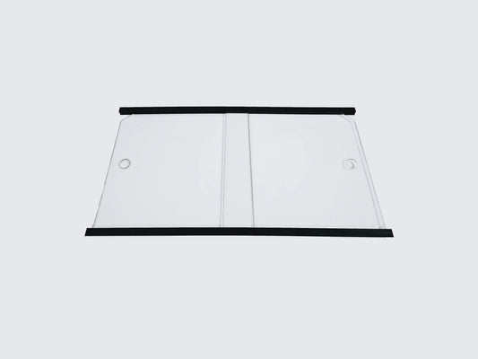Aquarium 80x20x20cm / 32 Liter schwarz Terra-Natur