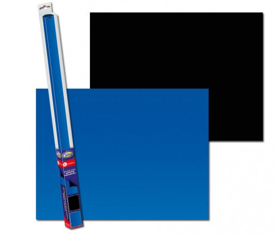 Aquanova Posterrückwand Schwarz / Blau 60x30cm