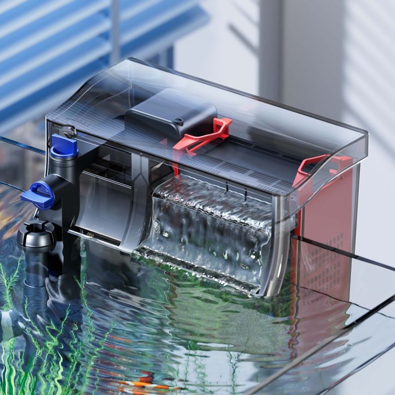 SunSun CBG-800 Hang On Filter mit UVC, 800 l/h, für Aquarien bis 190 Liter