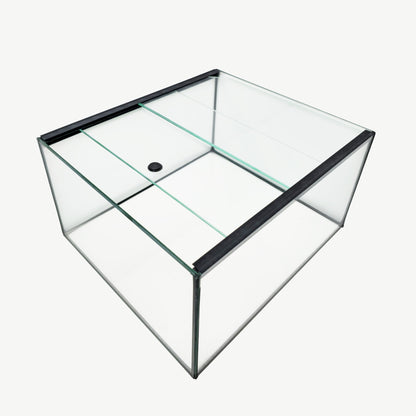 Aquarium 33x38x20cm für Kallax Regal 25 Liter schwarz