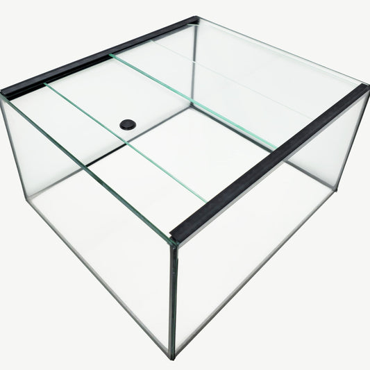 Aquarium 33x38x25cm für Kallax Regal 31,3 Liter schwarz
