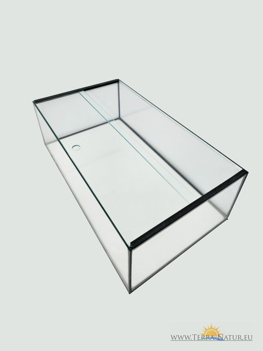 Aquarium 68x38x20cm für Kallax Regal 51,6 Liter schwarz