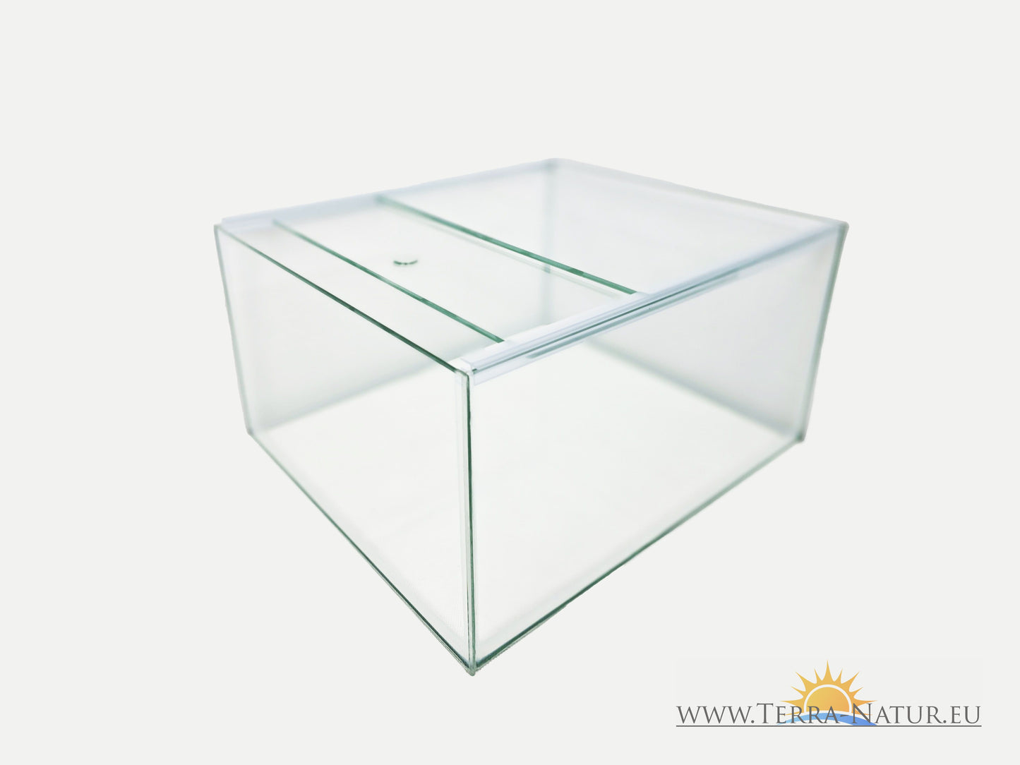 Couvercle coulissant en verre pour aquarium 60x30cm / Avant-Arrière