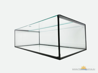 Aquarium 76x38x25cm für Kallax Regal 72,2 Liter schwarz