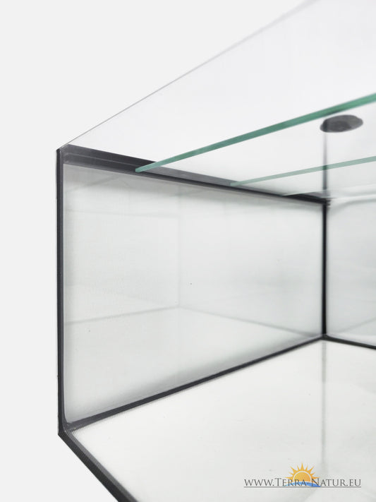 Aquarium 90x40x40cm 144 Liter schwarz