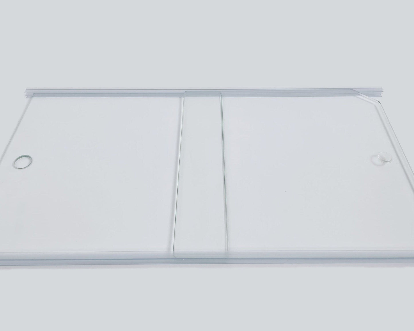 Couvercle coulissant en verre pour aquarium 120x40cm / Droite - Gauche